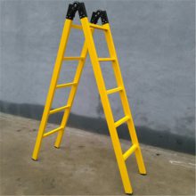 金淼牌登高爬梯制作工艺 关节梯 配电室用方管绝缘单梯