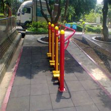小区广场块状橡胶地垫 儿童游乐中心弹性保护垫 红色绿色组合