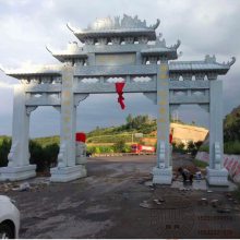 石雕牌楼价格 过街牌坊 村庄牌坊