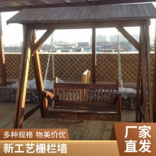 碳化木栅栏樟子松栅栏SJTDZL0铁艺栅栏 铁艺大门防水 防晒胜杰腾达