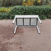QQHQH-ZS-00214制式营具不可折叠三屉桌三斗桌