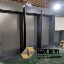 苹果高端时尚灰系展柜定制 mono版体验店配件背柜款式