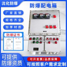 水泵防爆双电源控制箱 带故障报警操作按钮箱 照明动力配电箱