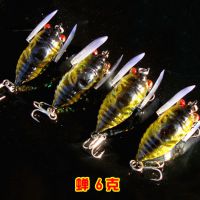 ***批发6克蝉翘嘴黑鱼鲈鱼水面系杀手波扒昆虫饵路亚饵淡水假饵