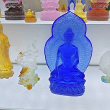 惠州琉璃工厂，惠州琉璃佛像定制 寺庙琉璃万佛墙琉璃佛像，琉璃药师佛佛像，琉璃佛砖定制工厂