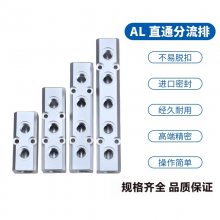 2位气管气源分配器分气块气排12/10/8mm接头带球阀分流器可定制