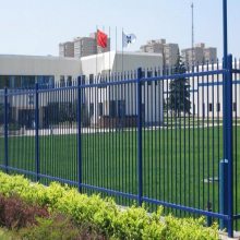 【喷涂栅栏】围墙护栏规格 厂房防盗铁艺栏杆 东莞厂区喷塑栅栏