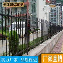 汕尾喷涂护栏 围墙栅栏厂家 小区别墅铁艺栏杆