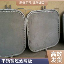 叶片过滤机滤网板 不锈钢904L材质 焊接铸造工艺固定