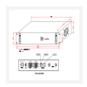 CT6000正弦波逆变电源 型号:SZKT-CT220/220-4000L/W库号：M40