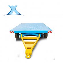 百特智能叉车牵引拖车 拖挂车 平板拖车