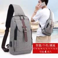 斜挎包男單肩斜挎男士胸包2018新款潮單肩包男帆布包運(yùn)動(dòng)休閑包男