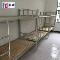 福建润德高品质铁架床上下铺 员工宿舍上下床 双层铁床 高低床 厂家直销