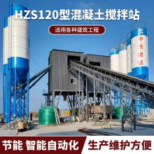 HZS120稳定好商混路桥建设用搅拌站市场价格