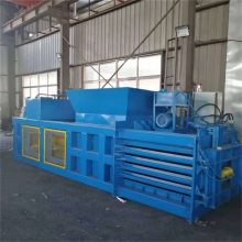 诗语机械卧式塑料布编织袋压块机 生活垃圾卧式打包机 卧式塑料布编织袋压块机