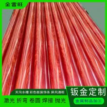 304玫瑰金管 拉丝玫瑰金钛金 电镀彩色管 201不锈钢彩管