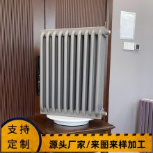 暖都 YGH-VI-600钢制弧六管暖气片 矿山用联箱弧管散热器