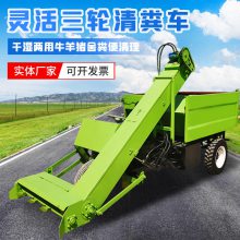 养殖装卸三轮铲粪车 小型柴油清粪车 牛圈地面粪便清理刮粪车