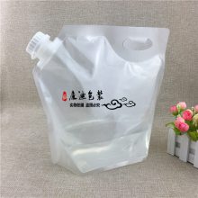 通用5公斤液体包装袋 5L自立吸嘴水袋果汁饮料火锅底料汤汁包装袋