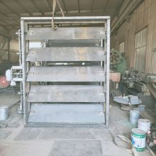 焊接成形烟管风道方形圆形关闭碳钢dn800挡板门