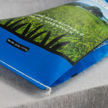 livestock feed bags China bopp feed bags 50LBSĤ