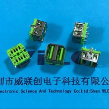 ˫ֱUSB2.0ĸ AF180 ĸɫɫо10.0mm