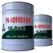 PB-II道桥用防水涂料。保护基层日晒雨淋带来的腐蚀。PB-II道桥用防水涂料