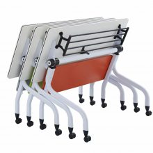 大型企业会议室折叠培训桌 长条组合桌 商务办公家具厂家