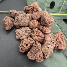 污水处理滤料火山岩 造景装饰火山石颗粒 鱼缸造景