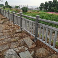 江西厂家直销南昌水泥仿木纹护栏 赣州景区隔离栏杆