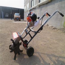 小四轮旋耕机 柴油四驱水旱两用除草机 土豆地起垄机价格