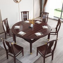 2022新中式实木餐桌 中式实木餐桌图片 厂家定制