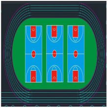 塑胶跑道施工工艺 常宁学校***无味环形跑道 epdm橡胶跑道材料