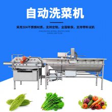 九盈自动洗菜机JY-4200商用不锈钢涡流洗菜机,震动沥水蔬菜清洗机