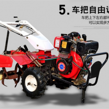 农用果园翻土微耕机 可更换工作头的旋耕机 水冷四驱旋地除草机 润华