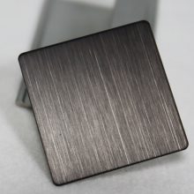 黑钛不锈钢304材质现货批发 水镀不锈钢黑钛拉丝板