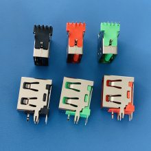 Aĸ 5P  USB 5P/90Ȳʽĸ 10.0mm ɫо ֱAF 5P