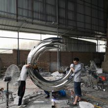 重庆不锈钢雕塑制作厂家--支持来图定制