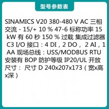 ԭװV20Ƶ15KW 3AC 400V˲6SL3210-5BE31-5CV0