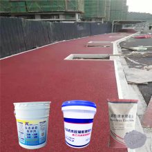 深圳彩色透水混凝土道路 公园地面施工