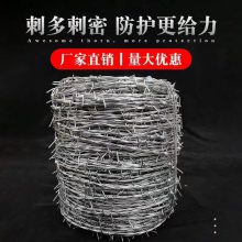 兴来 坚固耐用 双股刺绳铁丝网 专用立柱生产厂