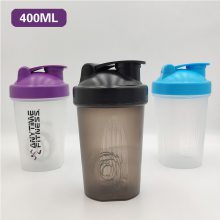 ***蛋白粉摇摇杯可印LOGO 奶昔杯健身摇杯搅拌杯塑料摇摇杯400ML