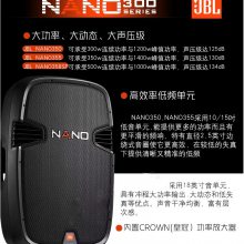 舞台演出扩音系统会场排练音响户外露天音箱 NANO 355（15寸）