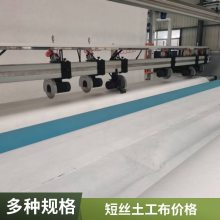 路面工程养护布针刺无纺土工布短丝长丝涤纶、丙纶防水土工 布