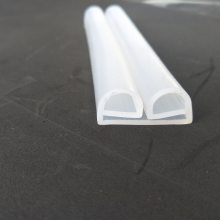 供应久顺 硅胶密封条 耐高温 空心 设备D型硅胶条