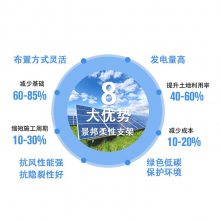景邦锌铝镁柔性支架光伏支架产品规格全种类全