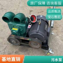 5.5千瓦电动3寸抽粪泵 化粪池环卫污水泵 淬火钢齿自吸排污泵