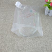 厂家供应无菌液体配送吸嘴袋 带斜嘴方便罐装三边封袋 5kg冷链调味品饮料配送袋