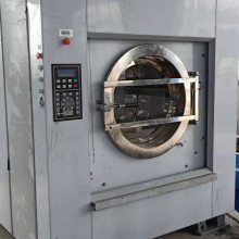 洗涤设备中50-100公斤江泰全自动倾斜式洗脱机在洗涤布草洗衣房中的应用