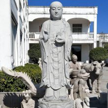 石雕地藏王 寺庙供奉地藏菩萨 青石地藏王雕像